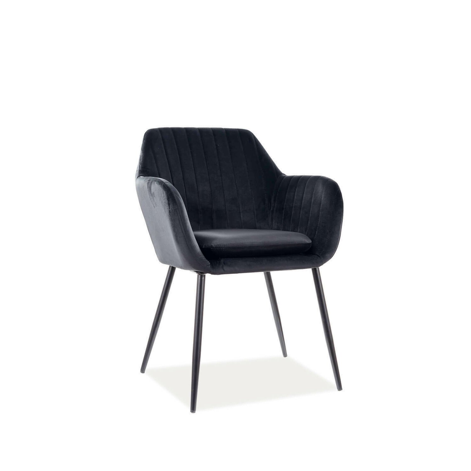 Scaun wenus velvet negru