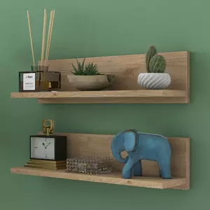 Set 2 Polite E16 - 2458, 60x13x15 cm, Stejar