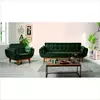 Set Canapea Cu Fotoliu Extensibile Fiona, 217x82x80 cm - Stofa Verde picture - 2