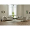 Set Canapea Victoria cu 2 Fotolii, 248x98x80 h cm, Stofa Beige picture - 1