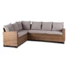 Set De Gradina Cortado,  230x175x86 h cm, Ratan Sitetic, Maro/Gri picture - 4