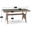 Set De Gradina Cortado,  230x175x86 h cm, Ratan Sitetic, Maro/Gri picture - 10