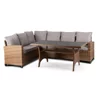 Set De Gradina Cortado,  230x175x86 h cm, Ratan Sitetic, Maro/Gri picture - 2