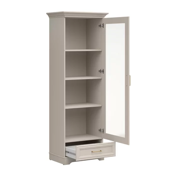 Set Living Flandra, 293x67.5x197 h cm, Pal Melaminat/MDF Casmir/Stejar Mauvella picture - 3