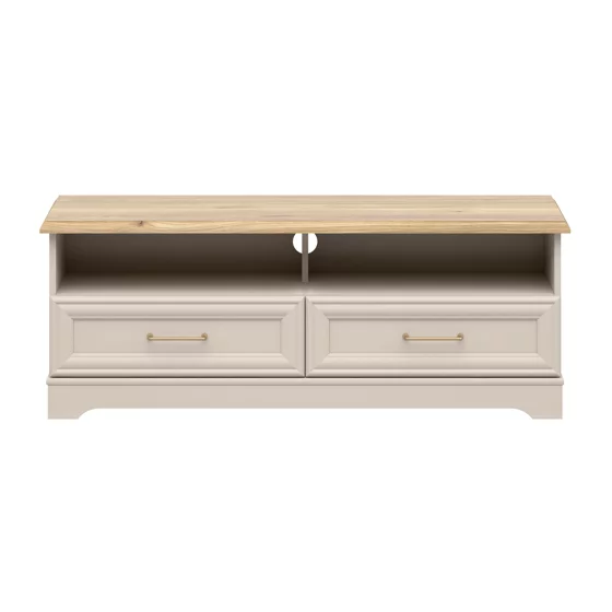 Set Living Flandra, 293x67.5x197 h cm, Pal Melaminat/MDF Casmir/Stejar Mauvella picture - 4