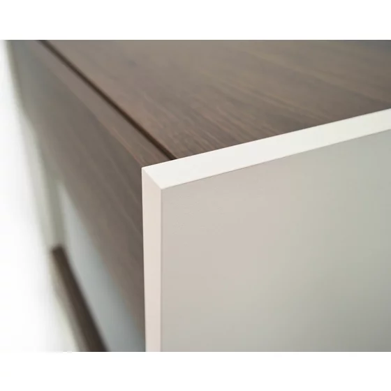 Set Living Kobe B, 3 Piese, Pal Melminat, Nuc/Beige picture - 3