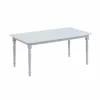 Set Masa Extensibila Clover + 6 Scaune Benoni, 160-200x90x76 h cm, Lemn/MDF, Alb picture - 3
