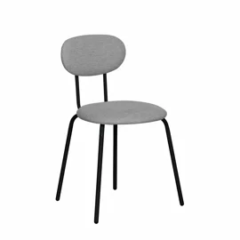 Set Masa Mitra 75x75x75 h cm + 4 Scaune Jord, Metal/Pal Melaminat