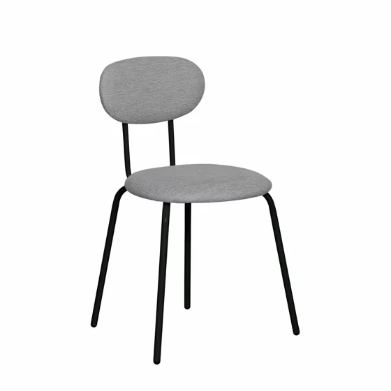 Set Masa Mitra 75x75x75 h cm + 4 Scaune Jord, Metal/Pal Melaminat picture - 2