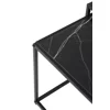 Set Masute de Cafea Duetta, 38x38x41 h cm + 35x35x38 cm, Metal/Pal Melaminat, Negru Marmura picture - 8