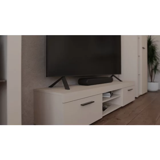 Set Mobilier Rumba XL, 300x40x190 h cm, Pal Melaminat, Beige Nisip picture - 7
