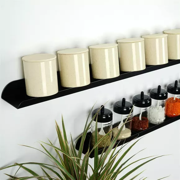 Set Polite pentru Condimente WR081, 100x8x4 cm, Negre picture - 5