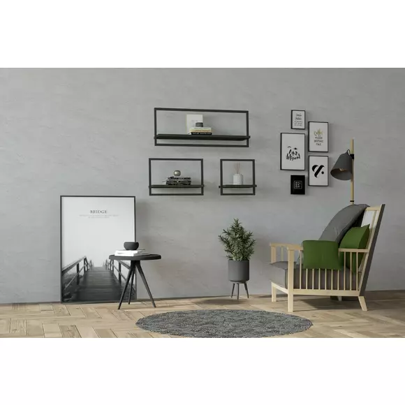 Set Polite Yeso, 80x20x30 cm - Antracit picture - 1