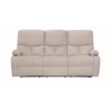 Set Recliner ASTHA 3R+1R+1R, Canapea 3R - 187x94x102, Fotoliu - 79x94x102 cm, Stofa, Beige picture - 2