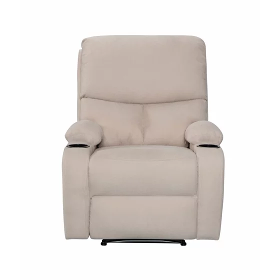 Set Recliner ASTHA 3R+1R+1R, Canapea 3R - 187x94x102, Fotoliu - 79x94x102 cm, Stofa, Beige picture - 4