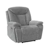 Set Recliner Electric Snug 3L+2R+1R, Canapea 3L - 228x96x106 h cm, Canapea 2R + Bar - 201x96x106 cm, Fotoliu - 107x96x106 h cm, Stofa, Gri picture - 6