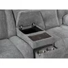 Set Recliner Electric Snug 3L+2R+1R, Canapea 3L - 228x96x106 h cm, Canapea 2R + Bar - 201x96x106 cm, Fotoliu - 107x96x106 h cm, Stofa, Gri picture - 7