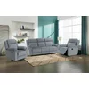 Set Recliner Malvern 3RR+1R+1R, Canapea 3RR - 213x94x104 cm, Fotoliu 1R - 96x94x104 cm, Stofa, Gri picture - 1