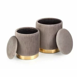 Set Tabureti Modesto Gri