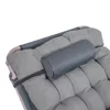 Sezlong de Gradina Salamanca, 167-190x73x72 h cm, Structura Metalica, Gri picture - 7