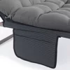 Sezlong de Gradina Salamanca, 167-190x73x72 h cm, Structura Metalica, Gri picture - 9