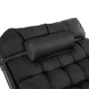 Sezlong de Gradina Salamanca, 167-190x73x72 h cm, Structura Metalica, Negru picture - 9