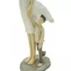 Statueta decorativa, Roma1004, Alb si Bej, 28.5x12.5x9.8 cm, Poliresina picture - 7