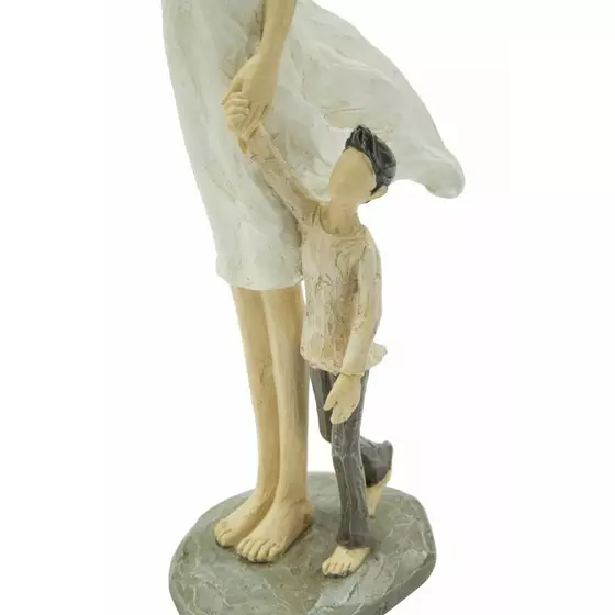 Statueta decorativa, Roma1004, Alb si Bej, 28.5x12.5x9.8 cm, Poliresina picture - 7