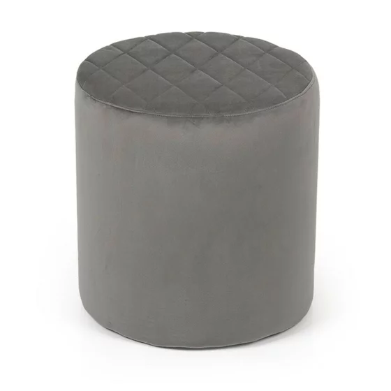 Taburet Cubo, 36x36x33 h cm, Catifea, Gri picture - 1