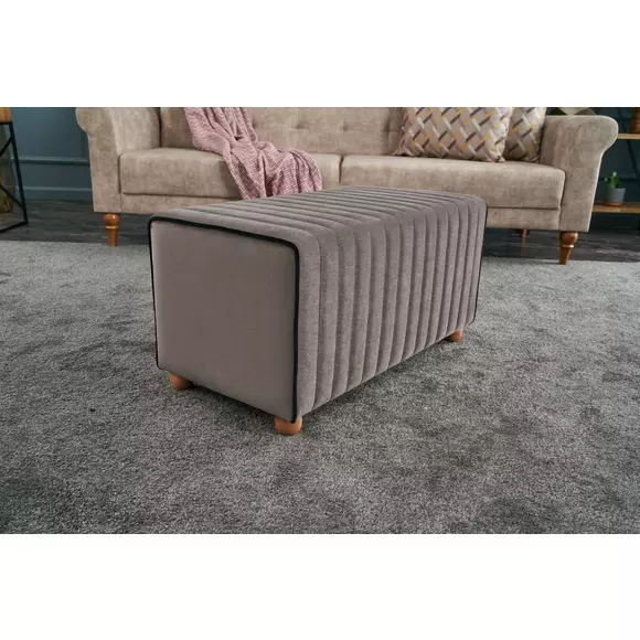 Taburet Mabel, 80x40x40 cm, Gri picture - 1
