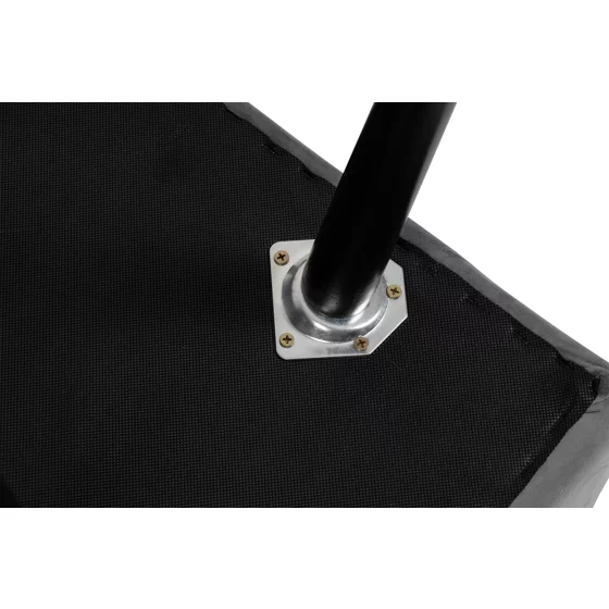 Taburet Moza, 100x34x43 h cm, Stofa, Negru/Gri picture - 7