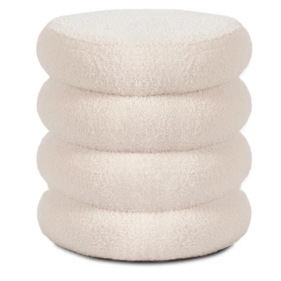 Taburet Rossa 37x41 h cm, Boucle Crem picture - 4