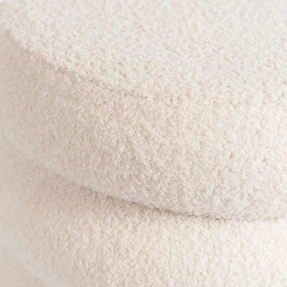 Taburet Rossa 37x41 h cm, Boucle Crem picture - 6