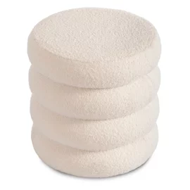 Taburet Rossa 37x41 h cm, Boucle Crem