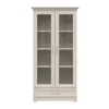 Vitrina Flandra 2 Usi + Sertar, REG2W1S, 99.5x47x197 h cm, Pal Melaminat/MDF Casmir/Stejar Mauvella picture - 1