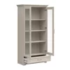 Vitrina Flandra 2 Usi + Sertar, REG2W1S, 99.5x47x197 h cm, Pal Melaminat/MDF Casmir/Stejar Mauvella picture - 3