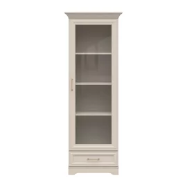 Vitrina Flandra REG1W1S 69.5x47x197 h cm, Pal Melaminat/MDF Casmir/Stejar Mauvella