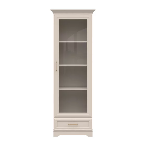 Vitrina Flandra REG1W1S 69.5x47x197 h cm, Pal Melaminat/MDF Casmir/Stejar Mauvella picture - 1