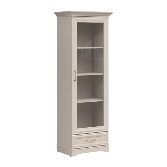 Vitrina Flandra REG1W1S 69.5x47x197 h cm, Pal Melaminat/MDF Casmir/Stejar Mauvella picture - 2