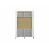 Vitrina Lazio LAZV02 2 Usi, 110.4x40x169.2 h cm, Pal Melaminat/MDF, Alb Alpin/Alb Lucios picture - 2