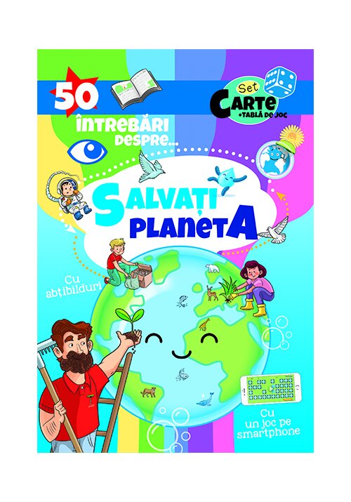 50 Intrebari despre ... Salvati Planeta ( cu abtibilduri)