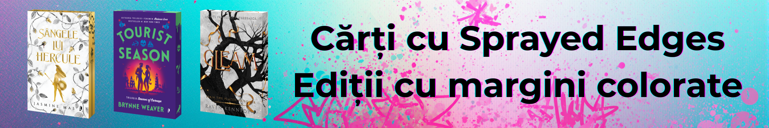 Carti cu Sprayed Edges