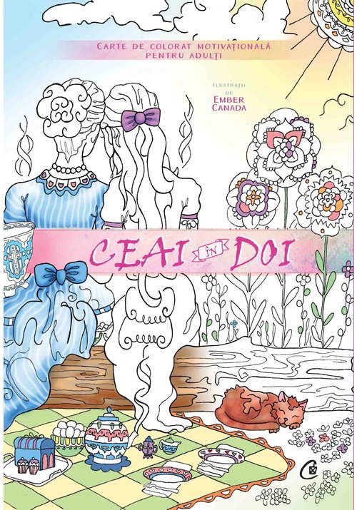 Poze Ceai in doi. Carte de colorat motivationala pentru adulti librex.ro