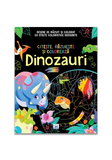 Citeste, razuieste si coloreaza. Dinozauri