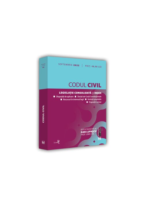 Codul civil: SEPTEMBRIE 2022