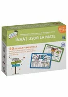 Invat usor la Mate: 50 de harti mentale - Volumul II - Cls. a III-a, a IV-a, a V-a