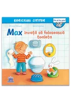 Max invata sa foloseasca toaleta