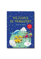 Mijloace de transport - 4-5 ani - carte de colorat