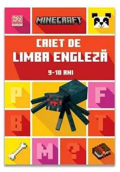 Minecraft - Caiet de limba engleza 9-10 ani