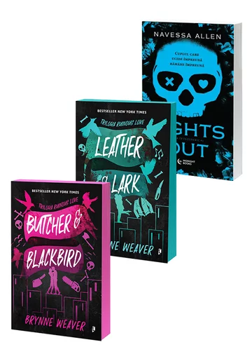 Pachet Butcher & Blackbird + Leather & Lark + Lights out. Set 3 volume